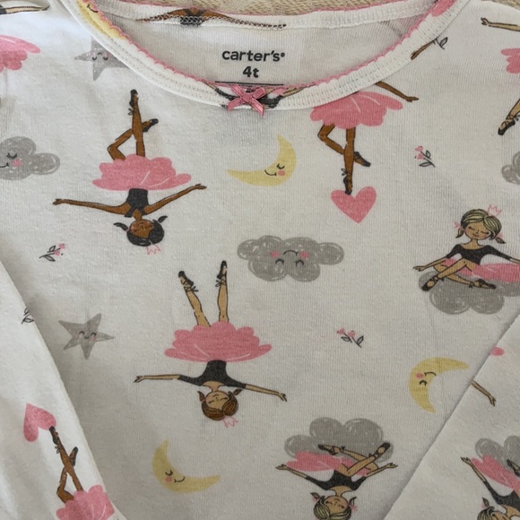 Carter’s girls size 4T pajama set - Picture 2 of 5